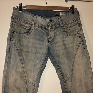Acid Wash TRF Fitted Jeans